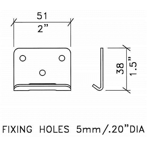Main product image for Penn-Elcom 0371 Slotted Catch Plate for Large Butterf262-196